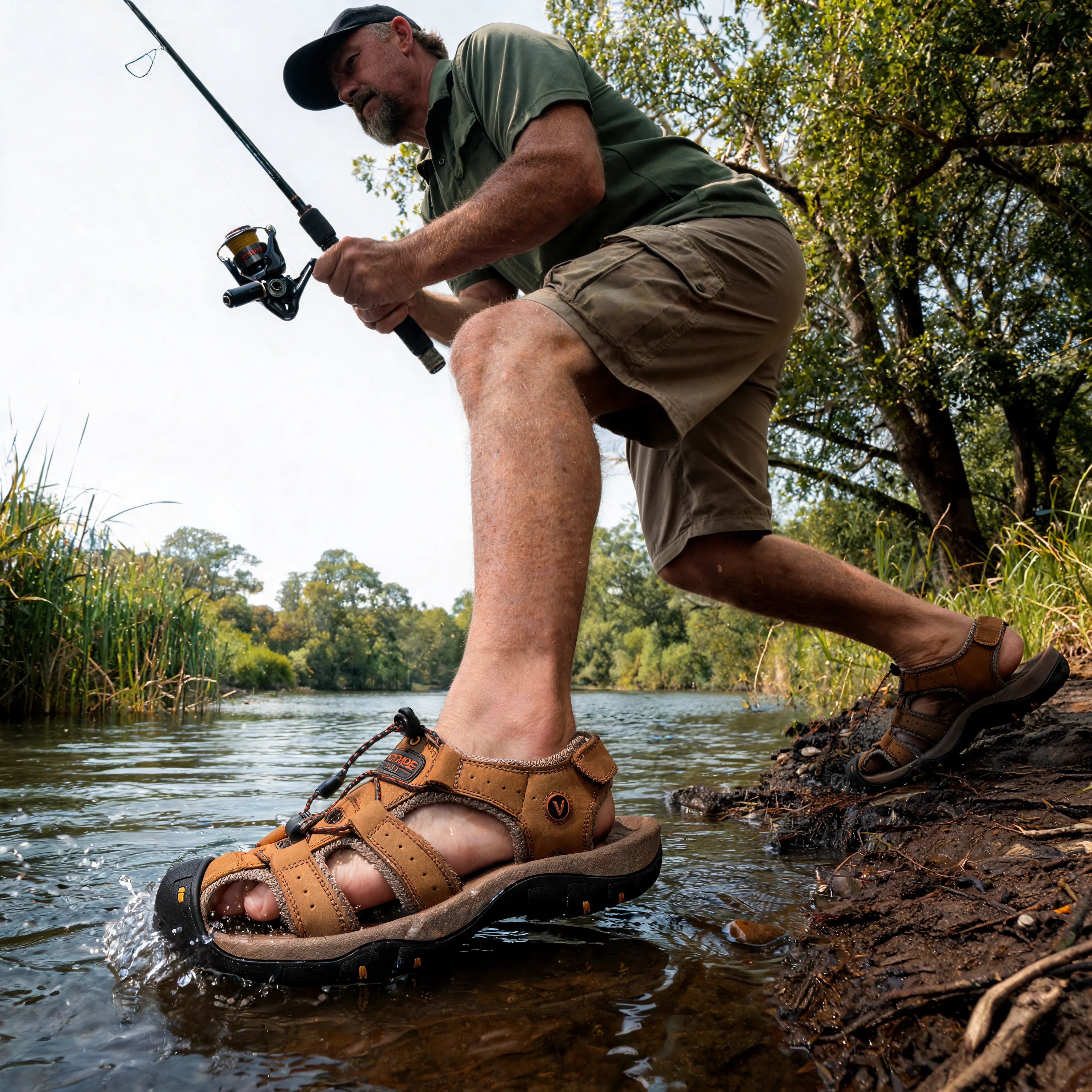 Men's All-Terrain Fishing Sandals / STRIDE
