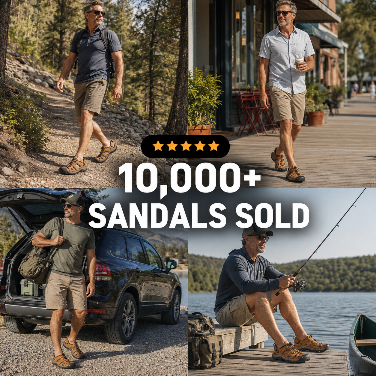 STRIDE / Men's All-Terrain Comfort Sandals